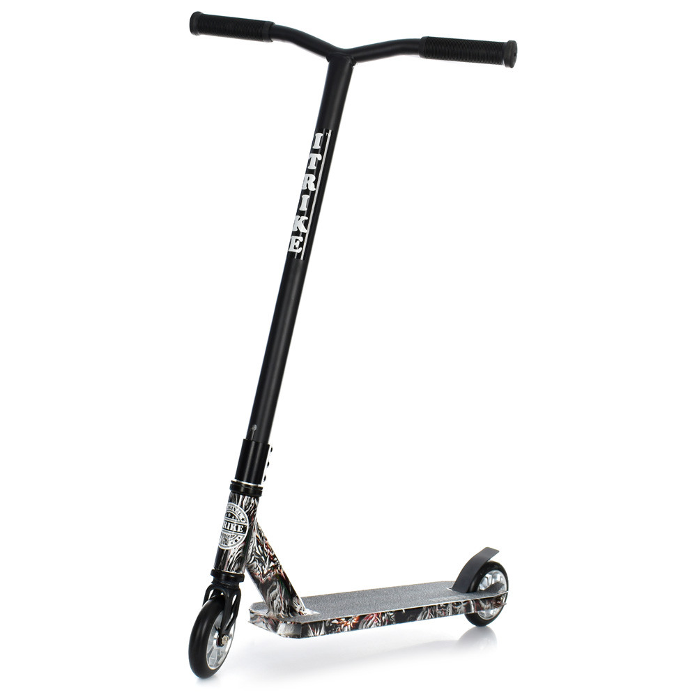 Трюковий самокат iTrike SR 2-067-4-WP для екстремального катання, система HIC, кермо 87 см, неохром, 2 кольори, фото 1