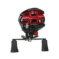 Котушка мультиплікаторна Yumoshi AK 200 Black-Red Right рибальська котушка 42 шт., фото 3