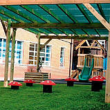 Сітка затіняюча садова, захисна 85 % затінення, 2.0 х 10.0 (м), фото 8