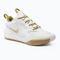 Urbanshop com ua Волейбольні кросівки Nike Zoom Hyperace 3 білий / mtlc золото-фотон пил РОЗМІРИ ЗАПИТУЙТЕ