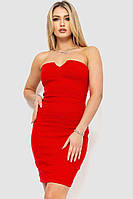 Платье нарядное короткое, цвет красный, 186R020