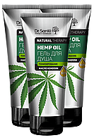 Гель для душа Dr.Sante Natural Therapy Hemp oil 3 шт (600 мл)