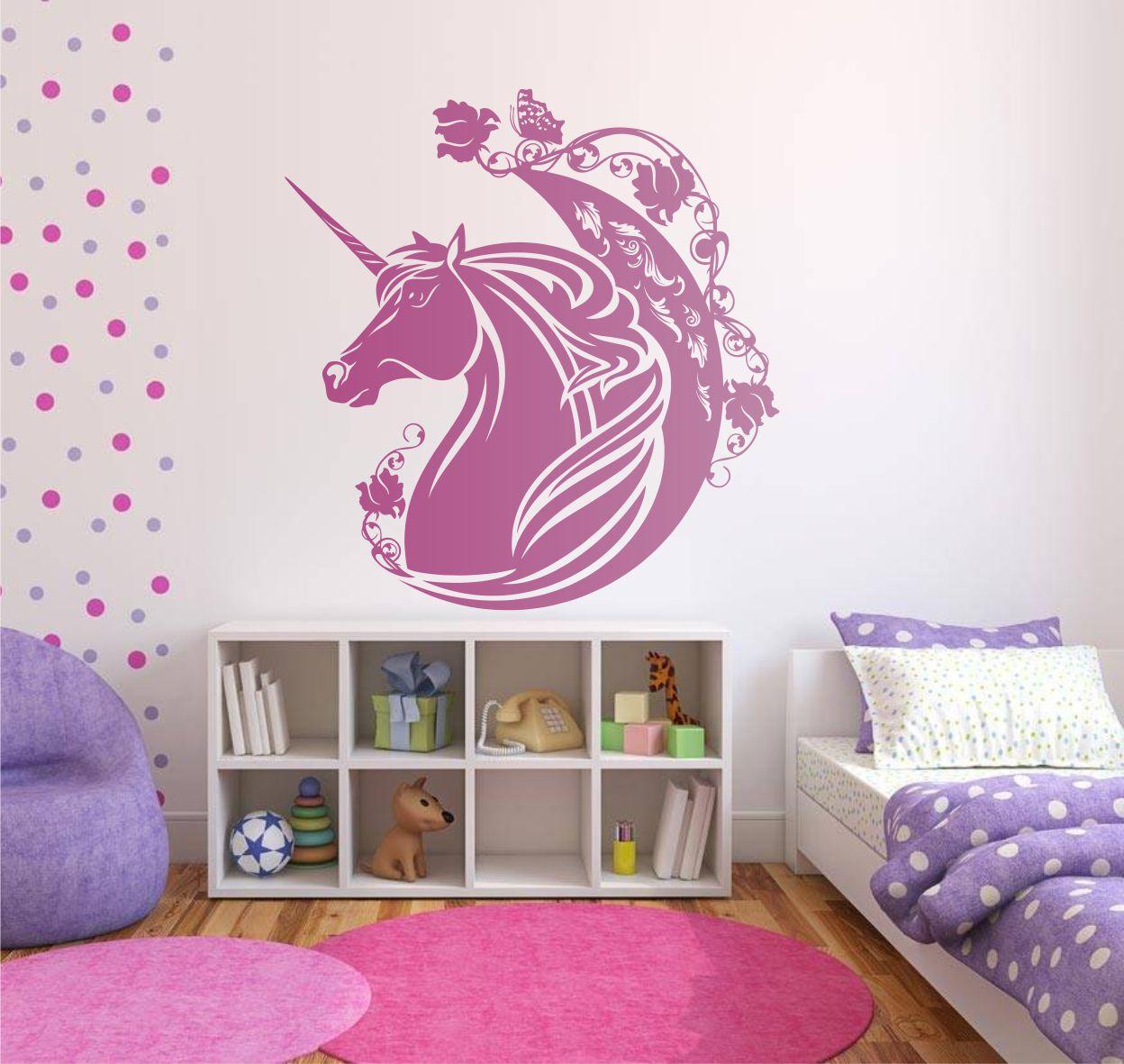 Трафарет для фарбування, Єдиноріг, одноразовий з самоклеючої плівки 120 х 115 см, фото 1