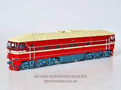 Стендовая модель локомотива тепловоза ТЭП70, масштаб H0,1:87