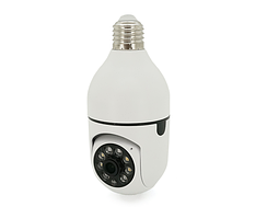2Мп Wi-Fi відеокамера вулично-внутрішня SD/карта PiPo PP-IPC29D2MP15 PTZ 2.8mm під цоколь Е27 ICSee