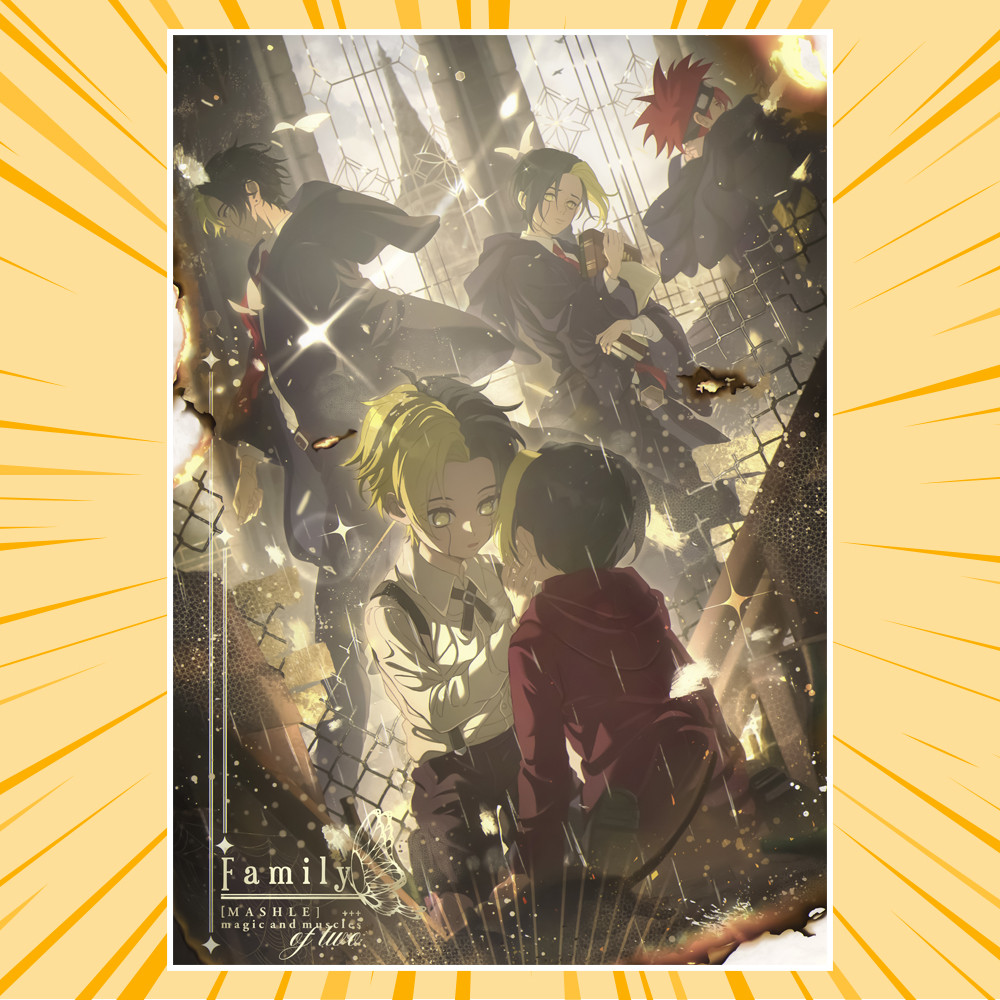 Плакат А3 Аніме Mashle: Magic and Muscles / Магія та М'язи 004