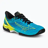 Urbanshop com ua Чоловічі тенісні туфлі Mizuno Wave Exceed Tour 5 AC сині/болт2 неон/чорні РОЗМІРИ ЗАПИТУЙТЕ