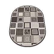 Безворсовий килим 1,60*2,40 овал на джутовій основі Naturalle 911-19о