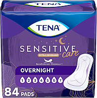 TENA Incontinence Pads, Bladder Control & Postpartum for Women, Overnight Absorbency, Extra Coverage,