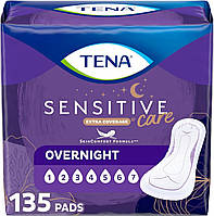 TENA Incontinence Pads, Bladder Control & Postpartum for Women, Overnight Absorbency, Extra Coverage,