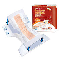 Tranquility TopLiner® Disposable Absorbent Booster Contour Pads for Bowel Incontinence - Super-Plus (32" x