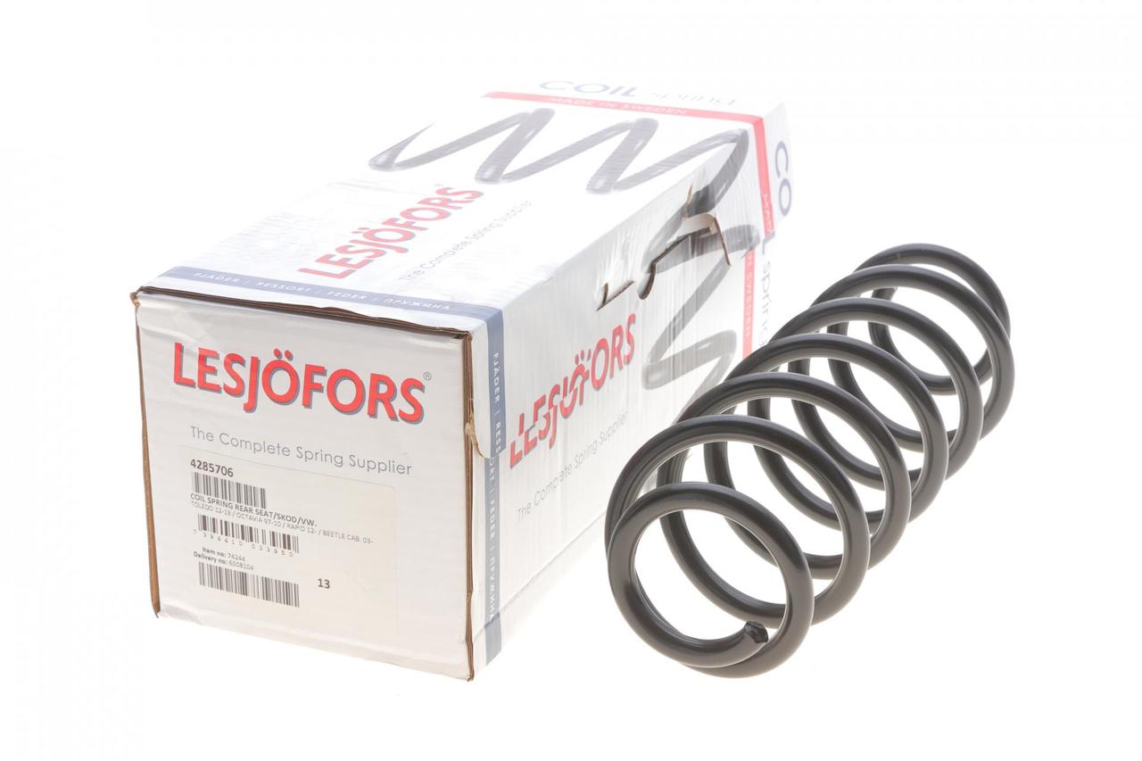 Пружина задня Skoda Octavia I 1.4-2.0 1.9TDI SDI 1.8T 96-10 Rapid 1.4TSI 1.6TDI 12-15 (Lesjofors 4285706)