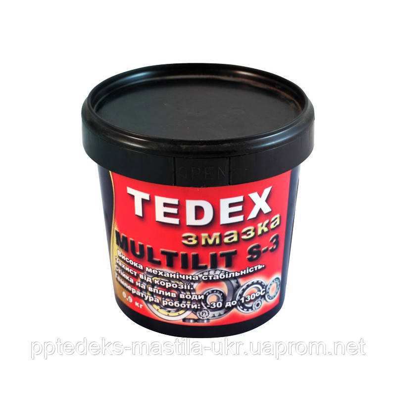 Синя універсальна змазка TEDEX MULTILIT S (9кг)