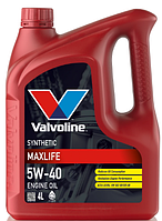Олива моторна VALVOLINE MaxLife 5W-40, 4 л