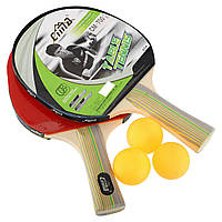 Набор для настольного тенниса с чехлом Cima Table Tennis Racket 700 2 ракетки + 3 мяча