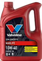 Олива моторна VALVOLINE MAXLIFE 10W-40, 4 л