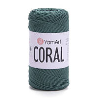 Пряжа дл вязания Yarn Art Coral, 200 г, 200 м. Цвет - 1913, изумрудный