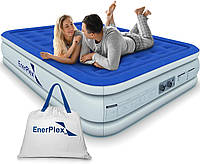 EnerPlex Air Mattress with Built-in Pump - Double Height Inflatable Mattress for Camping, Home & Portable