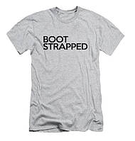 Футболка чоловіча "Boot Strapped", Сірий, XL (30 х 39 см), Gray, англійська