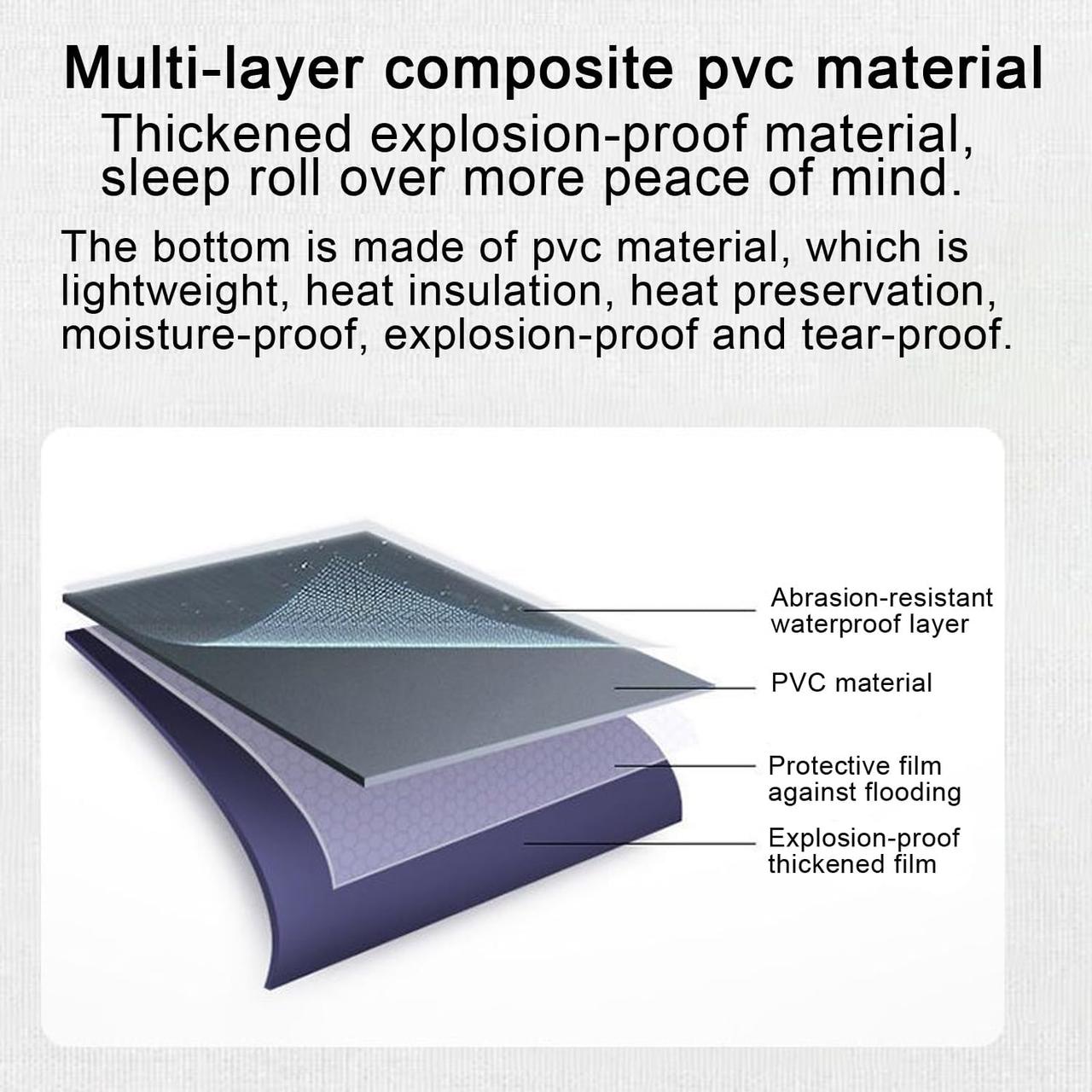 Twin Size QuickBed Single-High Thickened Air Mattress 75"x 39"x 8.7" Portable Inflatable Camping Air Blow Up - фото 4 - id-p2180698999