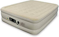 Serta Raised Air Mattress with Never Flat Pump | Luxury Inflatable Mattress with Built in Air Pump to Ensure a