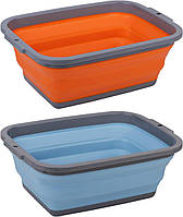 2 Pack Collapsible Sink with 2.25 Gal / 8.5L Each, Foldable Dish Tub for Washing Dishes, Camping, Hiking and