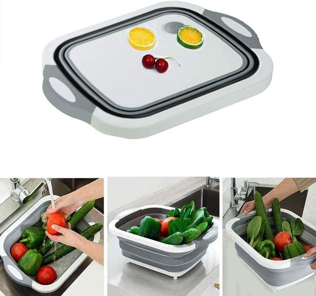 Collapsible Washing Up Bowl, Innovations Multi Function Bowl Drying Rack, Portable Cutting Board, Retractable - фото 7 - id-p2180709011