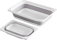 Beright 2 Pack Storage Bins, Collapsible Wash Basin Folding Dish Tub Sink, Space Saving for Dishing, Fruit,