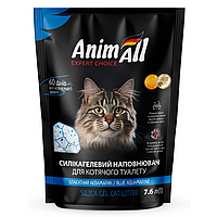 AnimAll Expert Choice - силикагелевый наполнитель для кошек (голубые гранулы) - 7,6 л