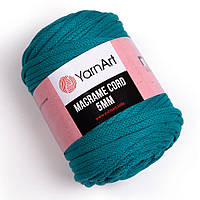 Пряжа для вязания YarnArt Macrame Cord 5 mm. 500 г. 85 м. Цвет - 783 зеленая бирюза