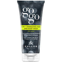 Шампунь Kallos Cosmetics Gogo 2 in 1 Energizing Hair And Body Wash For Men 200 мл (5998889511166) p