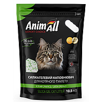 AnimAll Expert Choice - сілікагелевой наповнювач для кішок (зелені гранули) - 10,5 л