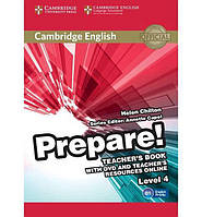 Книга Cambridge University Press Cambridge English Prepare! 4 teacher's Book with DVD and teacher's Resources