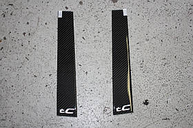 Scion tC 2011-2016 Carbon карбонові накладки на дверні стійки Нові Оригінал