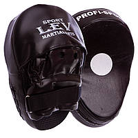 Лапа Изогнутая для бокса и единоборств LEV LV-4292 цвет черный hr