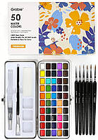 Набор акварельных красок для рисования Grabie 50 цветов для художников и любителей живописи