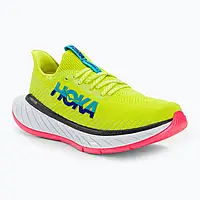 Urbanshop com ua Кросівки бігові жіночі HOKA Carbon X 3 evening primrose/scuba blue РОЗМІРИ ЗАПИТУЙТЕ