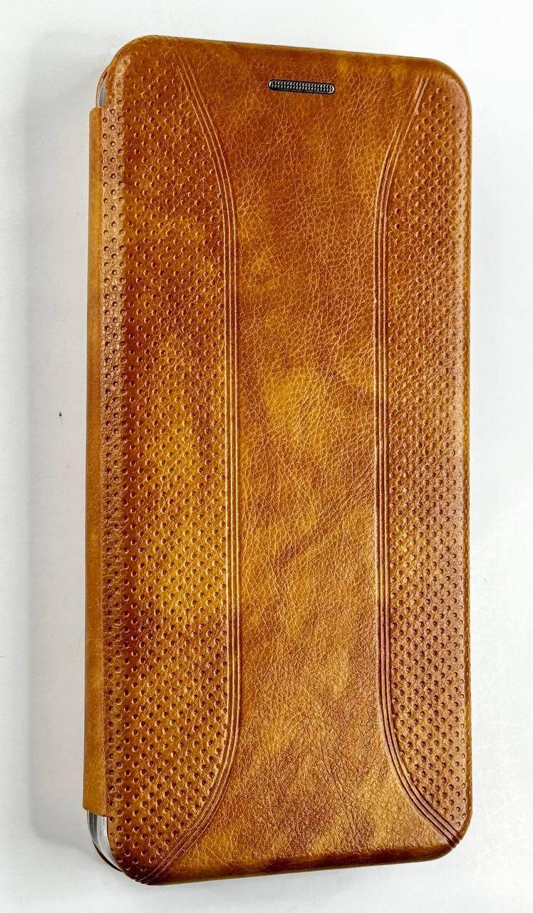 Чохол книжка Perforation book для Xiaomi Redmi Note 13 Pro Plus 5G світло-коричневий
