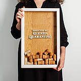 Копілка для винних корків "Quentin Quarantino", white-brown, white-brown, англійська, фото 2