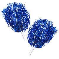 Помпоны для чирлидинга и танцев Zelart Pom-Poms CH-4875 цвет синий hr