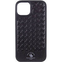 Кожаный чехол Polo Santa Barbara Apple iPhone 14 Plus 6.7" Black z117-2024