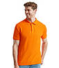 Чоловіча футболка поло помаранчева 218-44, фото 3