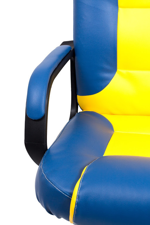 Кресло офисное Челси пластик подлокотники рич механизм Tilt экокожа Неаполь-06/ 55 (Richman ТМ) - фото 4 - id-p348679746