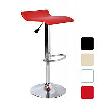 Барный стул Just Sit Hoker VIA с регулированием высоты и подножкой V_1209 Белый Красный
