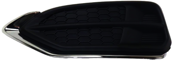 Заглушка протитуманної фари Acura RDX 13-18 ліва Fps чорна с хромованим молдингом