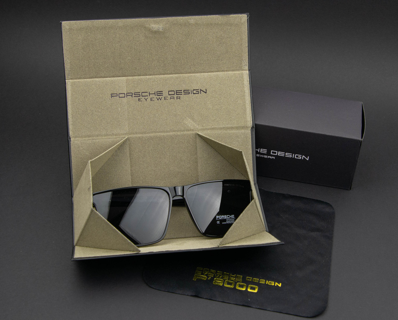 Окуляри чоловічі сонцезахисні Porsche Design поляризаційні (арт. P987) глянцеві