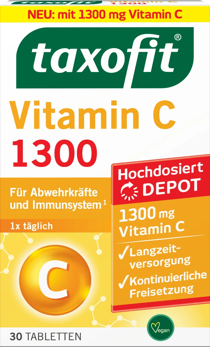 Биологически активная добавка Taxofit Vitamin C1300, 30 шт - фото 1 - id-p1538704791