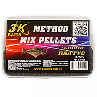 Прикормка 3k Baits Method mix Палтус 400 г