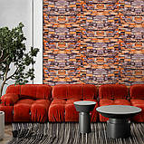 Самоклеюча 3D панель пісковик катеринославська цегла 19600x700x3мм SW-00001735, фото 6