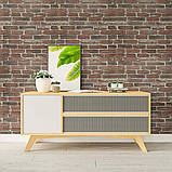 Самоклеюча 3D панель 3080x700x3мм Червона Катеринославська Цегла SW-00001761, фото 8